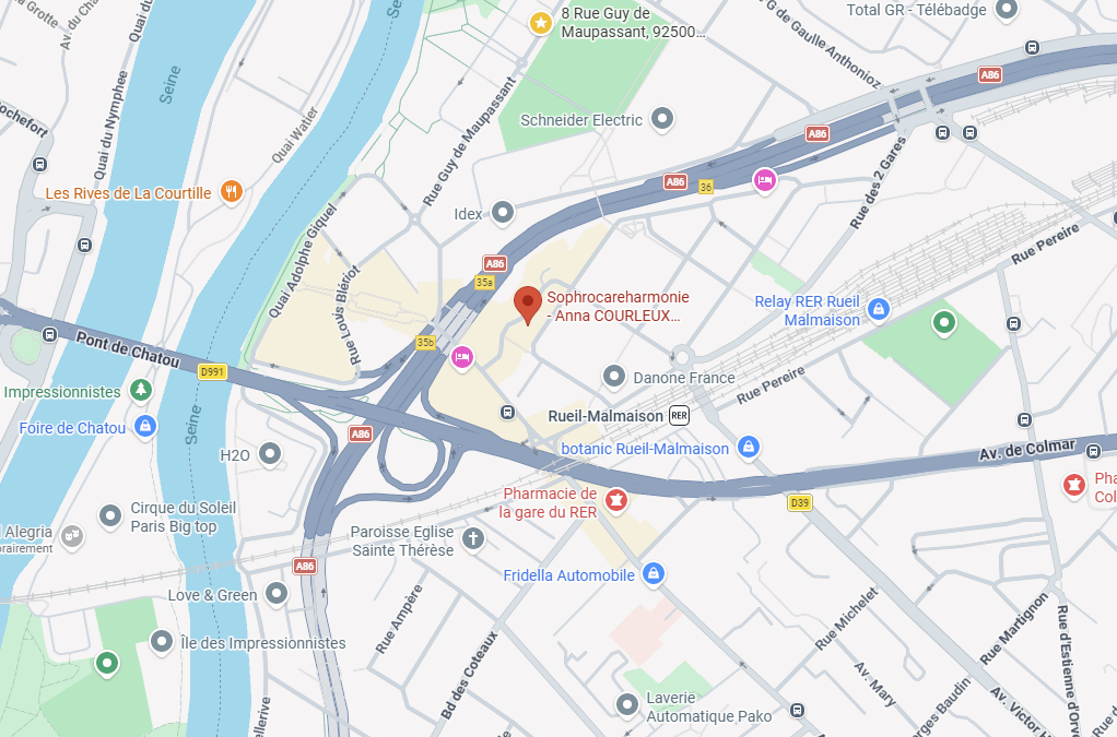 Plan sophrologue Rueil-Malmaison